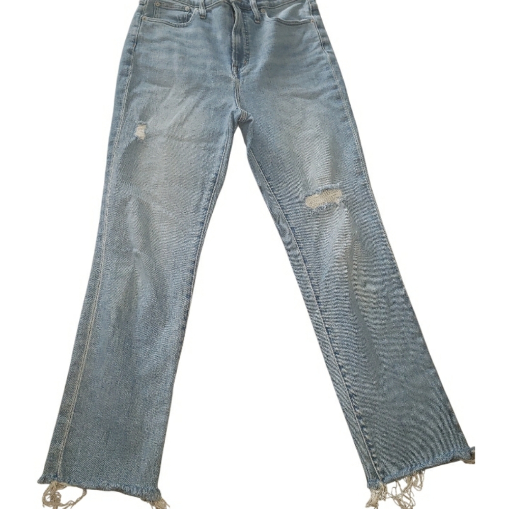 Madewell Women's Straight Leg Jeans - Light Blue - Picture 2 of 6